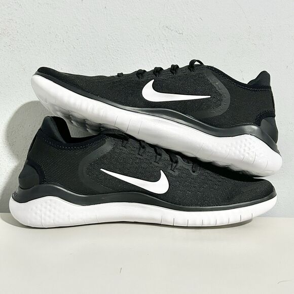 Nike Free RN 2018 “Black White” Men’s Size 11 Lifestyle Running Sneakers